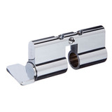 Brava Metro Euro Single Cylinder with Turn Lazy Cam 6 Pin without Barrel 70mm - Chrome Plated