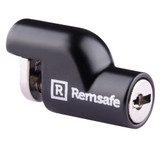 Remsafe Venlock Mini Window Restrictor Sliding Aluminium Window Lock Bulk (Box of 10) - Black