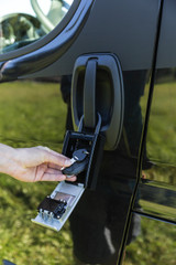 ABUS Key Garage KG797LEDC — Padlock Dial Mechanism with LED, Black