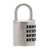 ABUS 165 Series 4 Wheel Combination Padlock Weather Resistant 40mm Brass Body Display Pack
