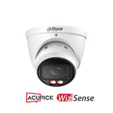Dahua Wizsense Series 8mp Eyeball Network Camera with 2.7-13.5mm Varifocal Lens - Acupick Technology and Light LED - IP67 - White