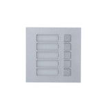 Dahua Intercom Modular Outdoor Station - Five-Button Module - IP65 - IK07 - Silver