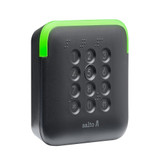 Salto XS European Keypad Wall Reader with HSE - BLE and Mifare Desfire - Braille Embossed Keys - Conical Shape Finish - For CU42 and CUC1 Controllers. - Black