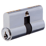 Gainsborough Cylinder PT855/CY70 Double Cylinder Fixed Cam TE2 - Satin Chrome