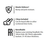Lockwood Symmetry Deadbolt Single Cylinder