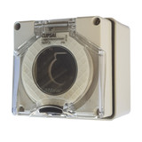 Lock It Well LIWKEWP1 Weather Resistant Enclosure to Suit EZY Series Key Switches – White