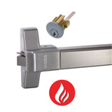 Kaba Exit Device ED22NLFSIL - 1085mm Night Latch - Fire Rated - Silver
