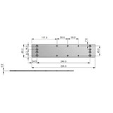 Dormakaba Mount Plate Display Pack suits 1026 Series Door Closers