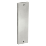 Dormakaba Furniture Square End Plate Visible Fix Plain Plate - Satin Stainless Steel