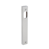 Dormakaba Narrow Square End Plate Furniture Internal Cylinder Hole - No Lever - Satin Stainless Steel
