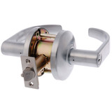 Brava Metro EV8000 Series Classroom Lever Set Clutching 70mm Backset - Satin Chrome