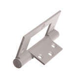Mccallum Hinge Fast Fix Interfold with Offset Knuckle - 100x34x3mm - Satin Natural Anodised