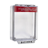 STI Univ Stopper Surface Mount Red Fire Label - Red