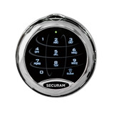 Securam Safelogic Xtreme Entry Pad Dial Ring with6" Spindle and Change Key - Chrome