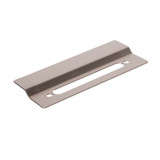 BDS Blocker Plate Plate Furniture and 23mm Backset Mortice Lock without Exposed Fixings 245x90x2m AA - Stainless Steel