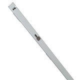 ABUS Bar Filing Cabinet 4 Drawer - Silver
