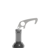 BDS Key Ring Door Opener 3mm SS with Bottle Opener (Reduced Touch Opening) - Stainless Steel