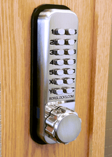Borg Mechanical-Digital 2506 Knob/Knob Slider EasiCode - Satin Chrome