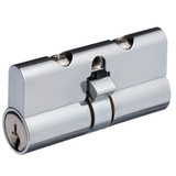 Austral Euro Double Cylinder With Lazy Cam LW4 Profile KA Rekeyable 62mm - AAC4/KA10 - Chrome Plated