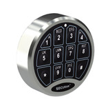 Securam Safelogic C10 Basic D-Drive Keypad with Spindle - Chrome