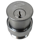 Brava Metro Spare Part Kawneer Cylinder LW5 Profile Extended length Overall 45mmKD - Satin Chrome