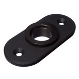 D&D Sureclose Oval Post Bracket For Centre Mount Hinge Screw Fix For Aluminium -6026-01 7511 - Black