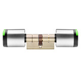Salto Neo Electronic Euro Profile Double Cylinder Standard Cylinder - Two Knobs (Indoor) - Satin Chrome