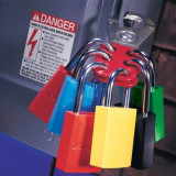 ABUS Hasp Lockout Safety Red - Red