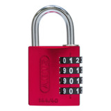 ABUS Padlock Aluminium Body 3 Wheel Combo