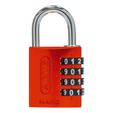 ABUS Padlock Aluminium Body 3 Wheel Combo