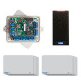 CS Technologies Ace Wiegand Single Door Access Controller Kit with CS Technologies Reader & 10 Neptune Prox Clamshell Cards