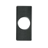 D&D Sureclose Rectangular Post Bracket For Flush Mount Hinge - Black