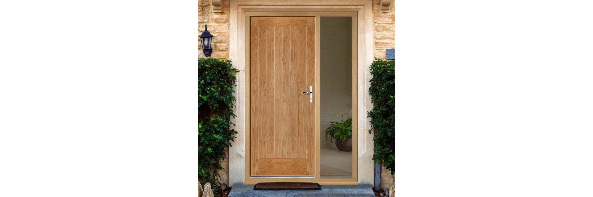 Standard timber front door