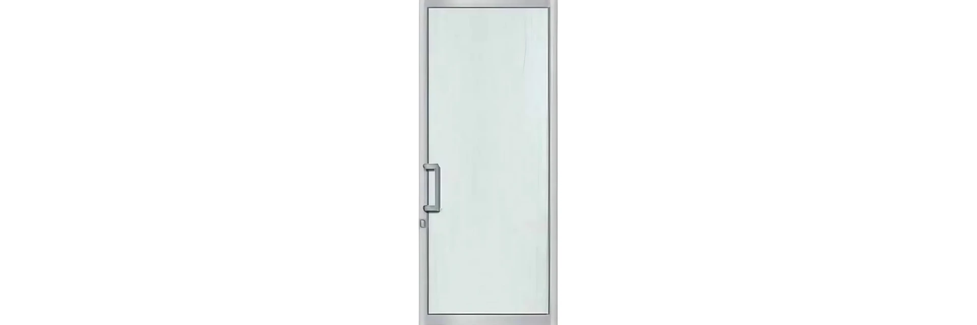 Aluminium narrow frame door
