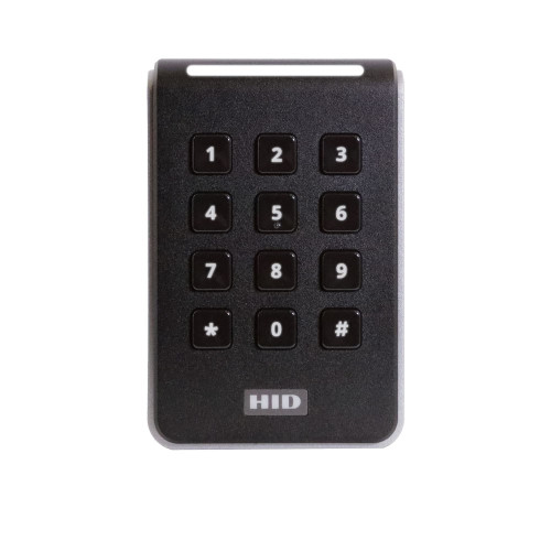 HID Signo 40T Series Keypad Reader with Terminal Strip Connection - Black