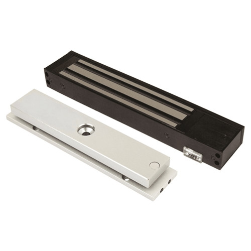 LOX Single Electro Magnetic Lock - Includes Anti-Tamper Plate - EM5700M - Black