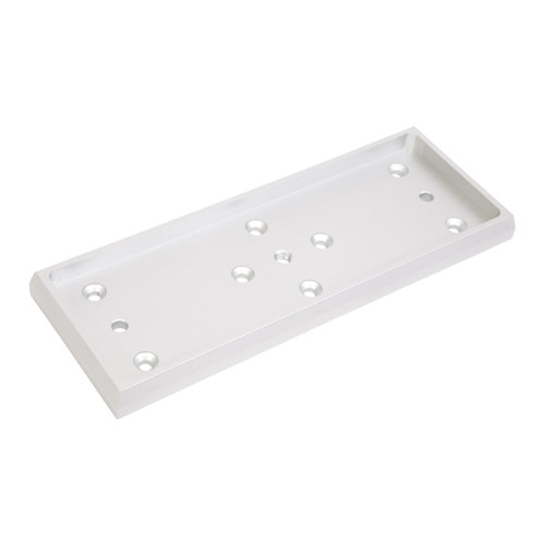 LOX Stick On Armature Plate Holder with Dress Plate - No Tape - Silver