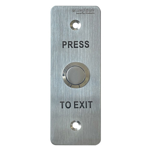 Neptune Press To Exit -Mullion -No/C - SS - Stainless Steel