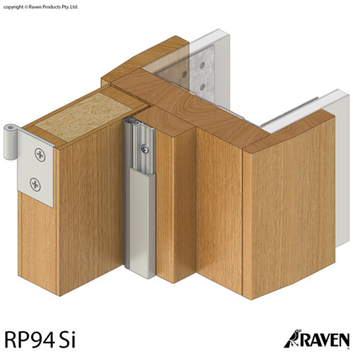 Raven RP94si Double Door Set Perimeter Seal with Gaskets - Black