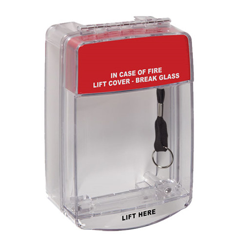 STI Euro Stopper Surface Mount Red/Green (Fire/Exit)