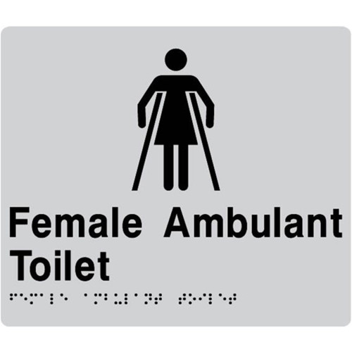 TTSM Sign Female Ambulant Toilet