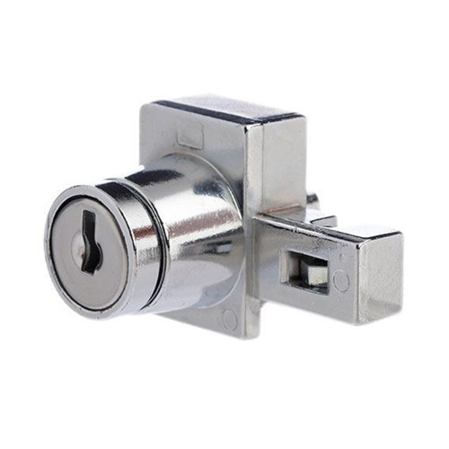 Lock Focus Slide Cabinet Lock - Chrome Plated