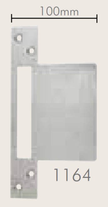 Zanda Extended strike plate suit 1140 110mm length