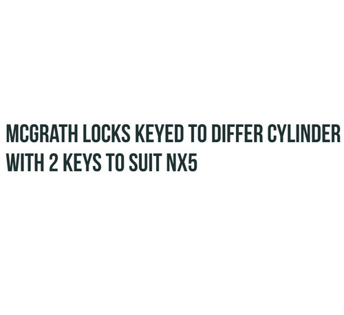 ML Keyed to Differ Cylinder with 2 Keys Suit NX5