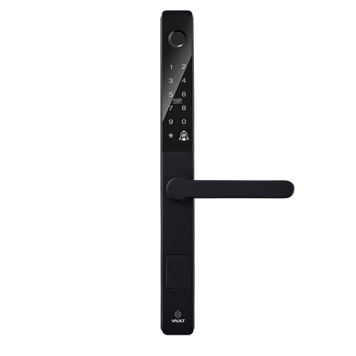 Vault Phantom Slimline Smart Lock - Lever or Knob - Black or Gold