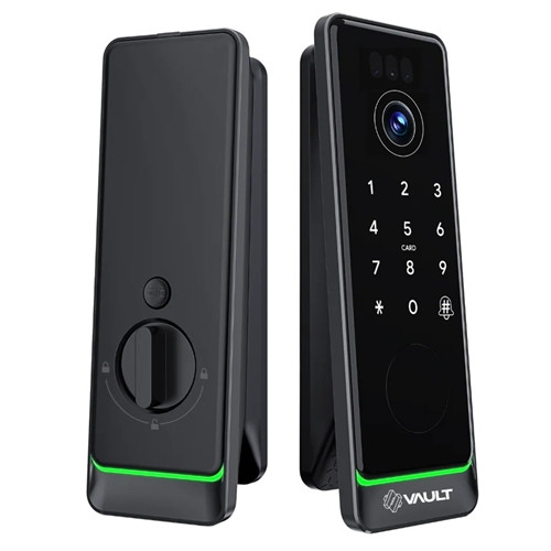 Vault Nexus Vision Deadbolt with Video-To-Mobile-Phone Intercom System and Face Recognition