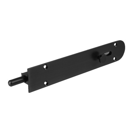 Zanda Radius Reverse Barrel Bolt - Black 35x150 mm - Black