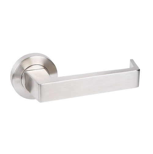 Zanda Arrow 55mm Round Rose Passage Leverset DDA - Stainless Steel Zanda Arrow 55mm Round Rose Passage Leverset DDA - Stainless Steel