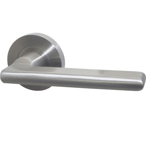 Jet 55mm Round Rose Leverset SS