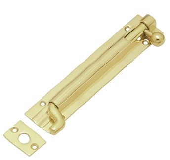 Superior Brass Barrel Bolt Offset 100mm